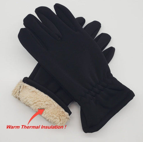 Comfy Winter Gloves For Women, Sherpa Lined Thermal Insulated Stretch Glove, Warm Cold Weather Gloves, Polar Extreme