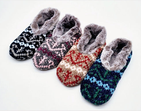 Women's Ultra Soft Comfy Slippers, Snuggle Feet Warm Non Skid Chenille Slipper Socks