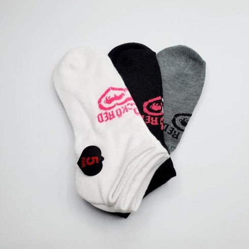 Ecko Red Women's 5 Pair Assorted Low Cut Socks