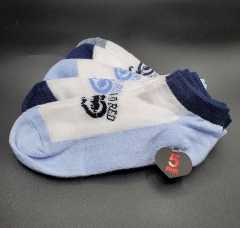 Ecko Red Women's 5 Pair Assorted Low Cut Socks | Marled FlatKnit Athletic Socks