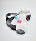 Women's 5 Pair Assorted No Show Athletic Socks | Ecko Red