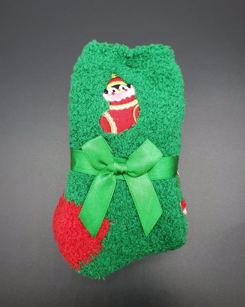 Kids Christmas Socks | 2 Pairs, Size 6-8.5