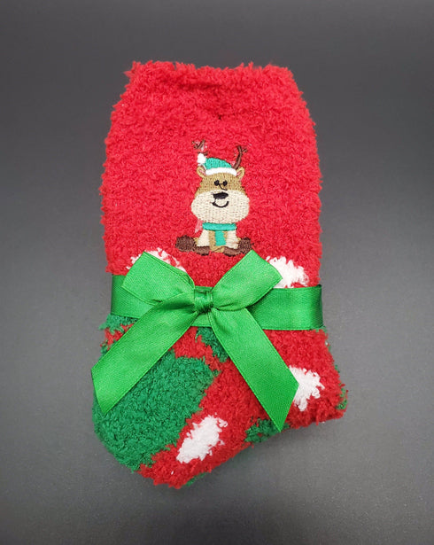 Kids Christmas Socks | 2 Pairs, Size 6-8.5