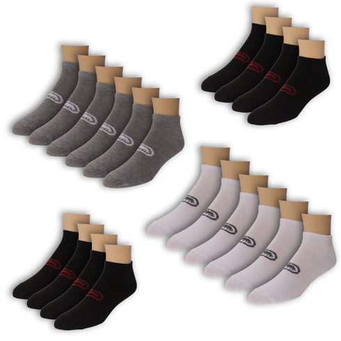 Men's Low Cut Athletic Socks: Soft Flatknit No Show Sport Socks by Ecko Unltd.