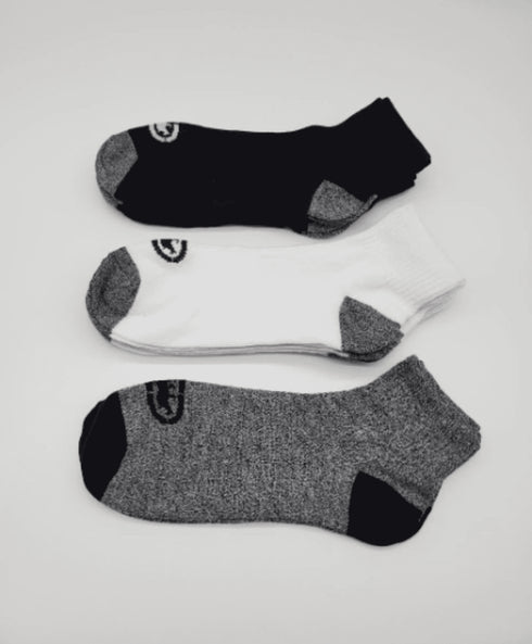 Men's 10 Pair Quarter Ankle Athletic Socks: Soft Flatknit Sport Socks by Ecko Unltd.