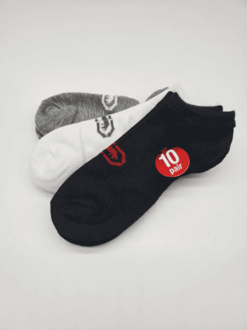 Men's Low Cut Athletic Socks: Soft Flatknit No Show Sport Socks by Ecko Unltd.