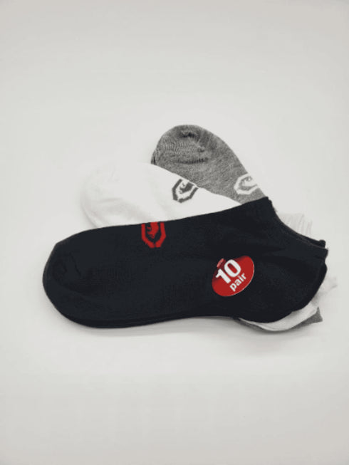 Men's Low Cut Athletic Socks: Soft Flatknit No Show Sport Socks by Ecko Unltd.