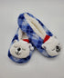 Women's Warm Cozy Christmas Slippers with 3D Applique, Non Slip Snoozies, Festive Slipper Socks, Holiday Gifts