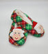 Women's Warm Cozy Christmas Slippers with 3D Applique, Non Slip Snoozies, Festive Slipper Socks, Holiday Gifts