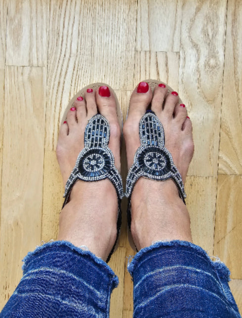 Rhinestone Platform Sandals ✨ | Sizes 6-11