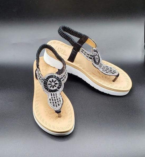 Rhinestone Platform Sandals ✨ | Sizes 6-11